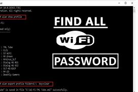 Image result for Wifi Password Using Command Prompt
