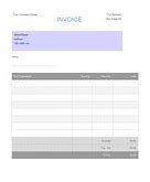 Image result for Easy Invoice Template