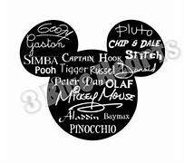 Image result for Captain Hook Mickey Head SVG