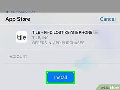 Image result for how to activate tile on iphone or ipad