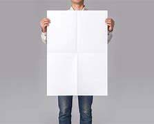 Image result for Free Person Holding Blank Poster Mockup