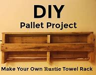 Image result for Pallet Towel Rack DIY