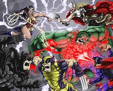 Image result for Marvel Vs. DC Fan Art
