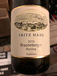 Image result for Fritz Haag Brauneberger Riesling feinherb Tradition