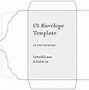 Image result for Blank Envelope Template 6X9