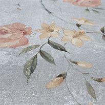 Image result for Silver Metallic Floral Wallpaper