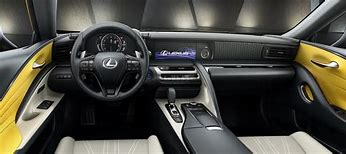 Image result for LC 500 Yellow Interior