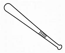 Image result for Small Pics of Baseball Bat and Ball Outline