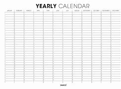 Image result for Yearly Planning Calendar