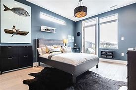 Image result for Bedroom Gray Blue Walls