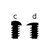 Image result for Screw Head Types Chart