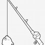 Image result for Fishing Pole Outline