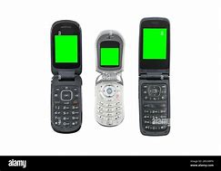 Image result for Silver Green Screen Flip Phone