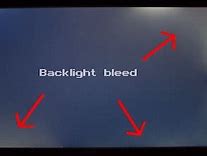 Image result for Bad Backlight Bleed
