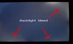 Image result for Backlight Bleeding Color:Red
