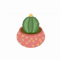 Image result for Round Cactus Cartoon