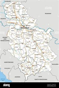 Image result for Serbia Road Map