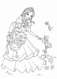 Image result for Princess Coloring Template