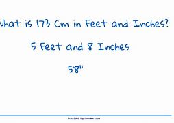Image result for 173 Cm to Feet