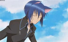 Image result for Anime Blue Neko Boy