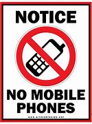 Image result for No Phones Poster