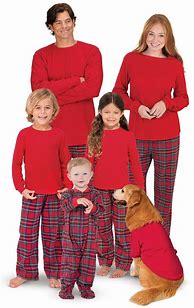Image result for Kids Plaid Christmas Pajamas