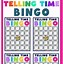 Image result for Telling Time Bingo