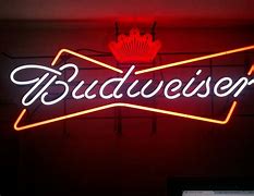 Image result for Budweiser Neon Sign with Stand