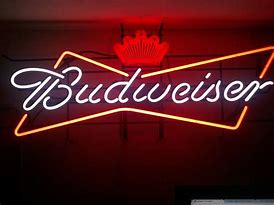 Image result for Budweiser Neon Sign