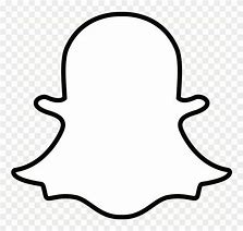 Image result for Snapchat Ghost Logo Outline