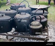 Image result for Open Fire Cooking Pots