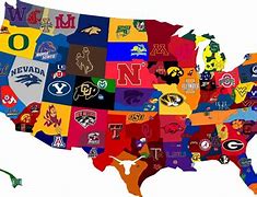 Image result for NCAA Football Map