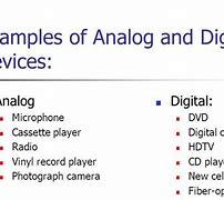 Image result for Analog and Digital Devices