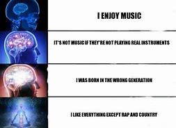 Image result for Galaxy Brain Meme Music
