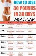 Image result for 30 Day Weight Loss Plan