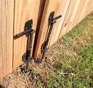 Image result for Wooden Fence Gate Latch