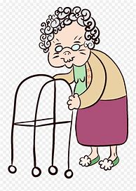 Image result for Frail Old Lady Cartoon