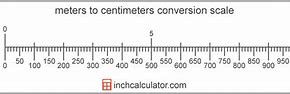Image result for Meters to Centimeters Scale