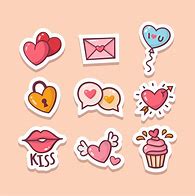 Image result for Heart Sticker SVG