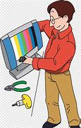 Image result for TV Repairman Clip Art