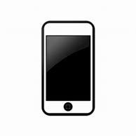 Image result for Black iPhone 5 Transparent