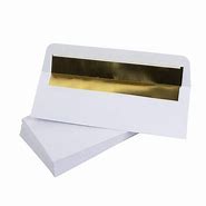 Image result for White Envelopes with Gold Foil