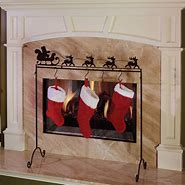 Image result for Christmas Stocking Stand Wrought Iron