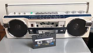 Image result for Sanyo Boombox 80s