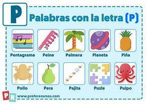 Image result for Palabras Con La Letra P