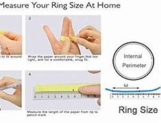 Image result for Ring Size with Measuring Tape