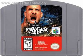 Image result for N64 WCW Mayhem Wrestling Game