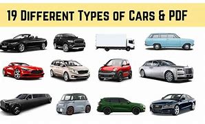 Image result for Car Types List