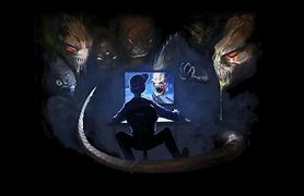 Image result for Cool Scary Gamer Backgrounds