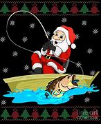 Image result for Santa Fishing Christmas